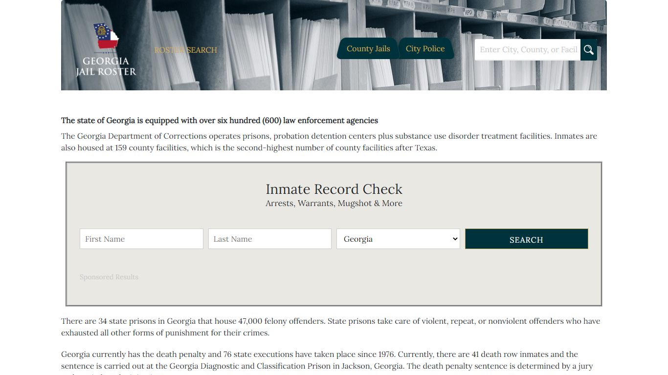 Jones County | Georgia Jail Inmate Search